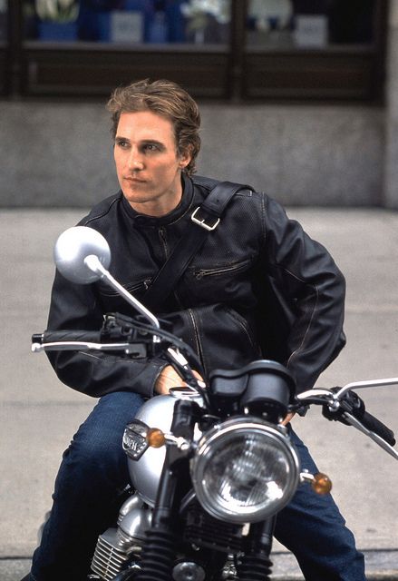 Matthew McConaughey on his Triumph. Matthew Mc, Triumph Motorcycles, Matthew Mcconaughey, Pretty Men, Hollywood Stars, Serie Tv, Celebrity Crush, Movie Stars, A Man