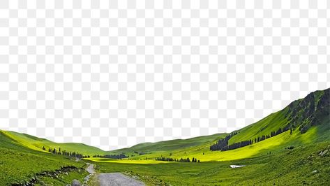 Border Transparent, Blog Banner, Green Hills, Mountain Road, Backgrounds Free, Facebook Cover, Free Png, Creative Studio, Free Image