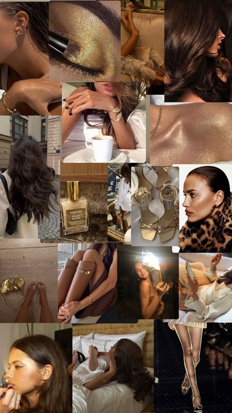 Kendall Jenner Brown Aesthetic, Gold Lifestyle Aesthetic, Brunette Gold Aesthetic, Rich Brunette Aesthetic, Brunette Vibes Aesthetic, Silver Brunette Aesthetic, Old Money Brunette Aesthetic, Golden Brunette Aesthetic, Brunettes Aesthetics