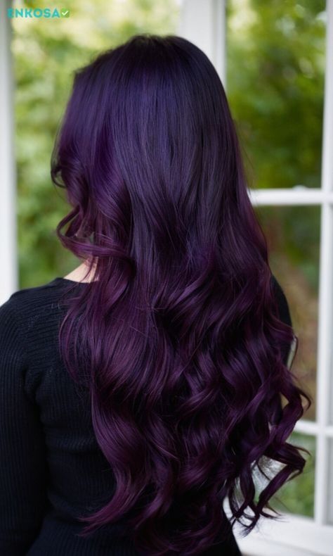 From soft pastels to deep plums, find your perfect purple vibe! 💖 #PurpleVibes #HairTransformation Plum Purple Hair, Purple Vibe, Hair Color Purple, Deep Plum, Plum Purple, Hair Transformation, Purple Hair, Soft Pastel, Plum