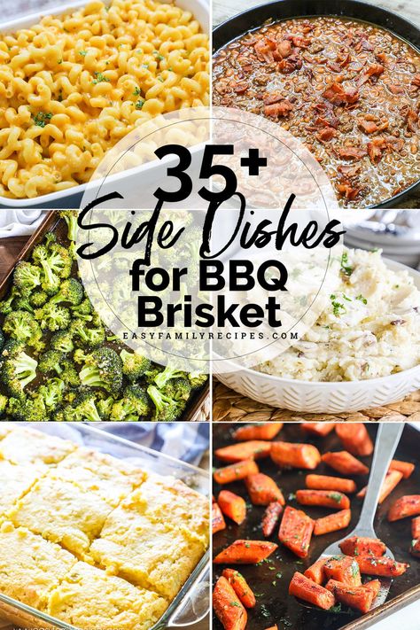 Bbq Brisket Side Dishes, Side Dishes With Brisket, Brisket And Sides Dishes, What To Serve With Brisket, Brisket Side Dishes, Brisket Sides, Baked Beans With Ground Beef, Beans With Ground Beef, Classic Coleslaw