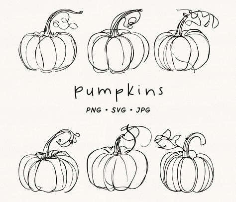 Whimsical Pumpkin Art, Pumpkin Aesthetic Drawing, Pumpkin Drawing Art, Autumn Line Art, Pumpkin Line Art, Line Art Doodles, Fairy Garden Box, Pumpkin Doodle, Fall Doodles