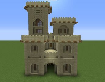 Arabic Desert Castle - GrabCraft - Your number one source for MineCraft buildings, blueprints, tips, ideas, floorplans! Desert Castle, Arabic Desert, Minecraft Castle Blueprints, Villa Minecraft, Minecraft Houses Xbox, Construction Minecraft, Minecraft Building Guide, Minecraft Houses Blueprints, Minecraft House Tutorials