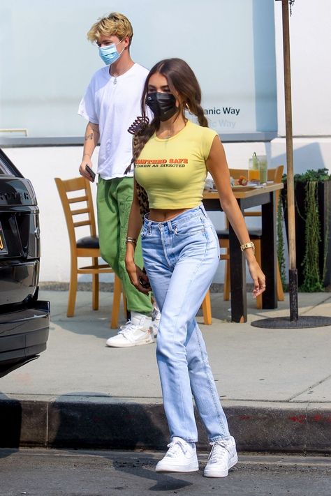 Madison Beer Street Style, Estilo Madison Beer, Madison Beer Style, Madison Beer Outfits, Beer Outfit, Models Off Duty Style, Celebrity Style Inspiration, Model Street Style, Jenner Outfits