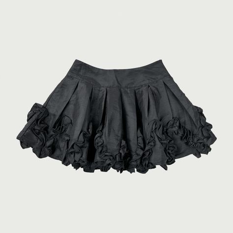 Pleated Ruffle Mini Skirt ⍟ Brand is Rachel & Chloe.... - Depop Ruffle Mini Skirt, Bubble Skirt, Types Of Skirts, Black Skirt, Baby Fashion, Ruffles, Mini Skirt, Chloe, Mini Skirts