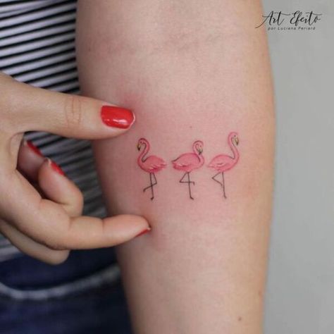 30 Best Flamingo Tattoo Ideas  22 Pink Flamingo Tattoo, Flamingo Tattoo, Tattoos Infinity, Bff Tattoos, Tattoos Skull, Tattoo Care, Baby Tattoos, Foot Tattoo, Fake Tattoos