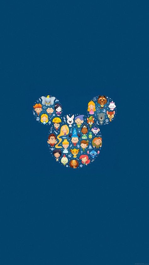 Disney Characters Wallpaper Wallpapers, Tumblr, Iphone, Disney, Blue