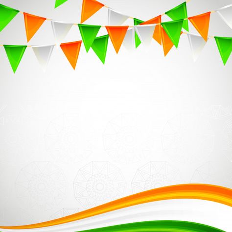 Indian blank frame card independence day... | Premium Vector #Freepik #vector #background #flyer #frame #poster Happy Independence Day Poster Design, Independence Day Template India, Independence Day Banner Design, Tricolour Border Design, Background For Independence Day, Indian Independence Day Posters Design, Tricolour Backgrounds, Independence Day Poster Background, Congress Background