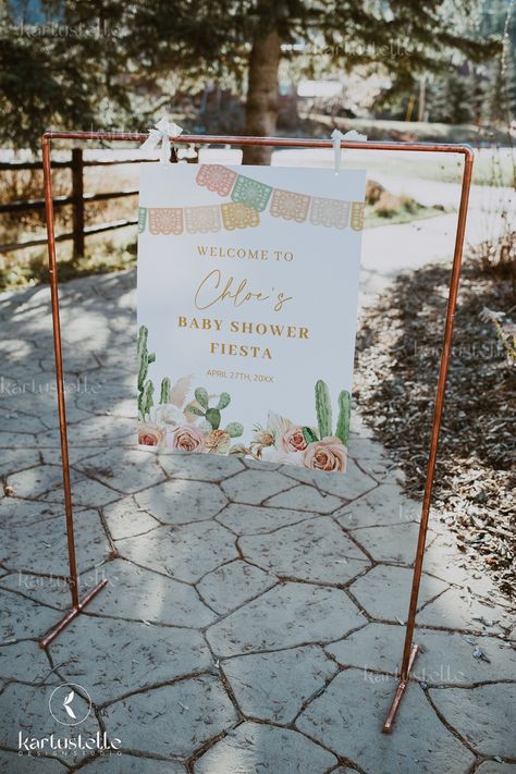 Mexican Wedding Signs, Taco About Love Couples Shower Decor, Fiesta Couples Shower Ideas, Couples Shower Sign, Fiesta Engagement Party, Fiesta Wedding Shower, Mexican Baby Shower, Mexican Babies, Fiesta Bridal Shower