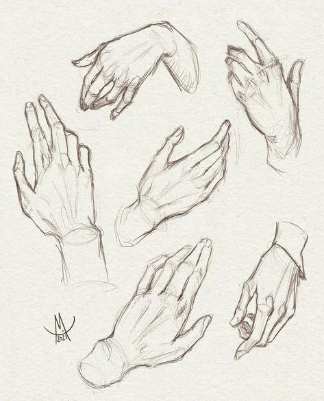 Muscular Hand Drawing, Drawing Anatomy Hands, Male Hands Drawing Tutorial, Hand Caressing Face Drawing, Hands Practice Drawing, Hand Angles Reference, Guy Hands Drawing, Simple Hand Tutorial, Real Hand Reference