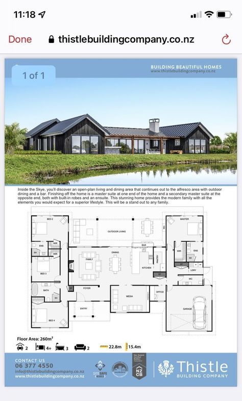 Modern U Shaped House, Barndo Layout, T Shaped House Plans, L Shaped Homes Plans, U Shaped Houses, Barndominium Ideas Exterior, Barndominium Ideas Interiors, Building Plans House, Modern Barn House