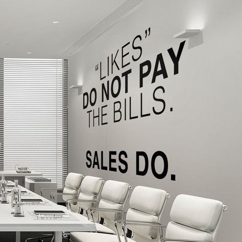 Business, Sales, Sales Department, Marketing, Sales Marketing, Marketing Department, Goals, Office Decor, Office Stickers, Office Decals With our decorative Wall decals, it is easy to create a new look and change the style of any room in a matter of minutes. They can be used on almost any flat surfaces (walls, mirrors, windows, furniture, etc.) and also on slightly textured walls. SIZES XL: 175 x 120 cm | 68.89 x 47.24 inches L: 120 x 82 cm | 47.24 x 32.28 inches All of our decals can be customised. Contact us for pricing! ----------------------------------------------------------------------- WANT MORE OFFICE DECOR OPTIONS? CLICK BELOW https://www.etsy.com/shop/KUARKI?section_id=24815918 ----------------------------------------------------------------------- Note: Picture may not be an ac Marketing Agency Office, Office Decals, Decorative Wall Decals, Office Stickers, Agency Office, Marketing Office, Marketing Department, Office Entrance, Wall Decor Decals