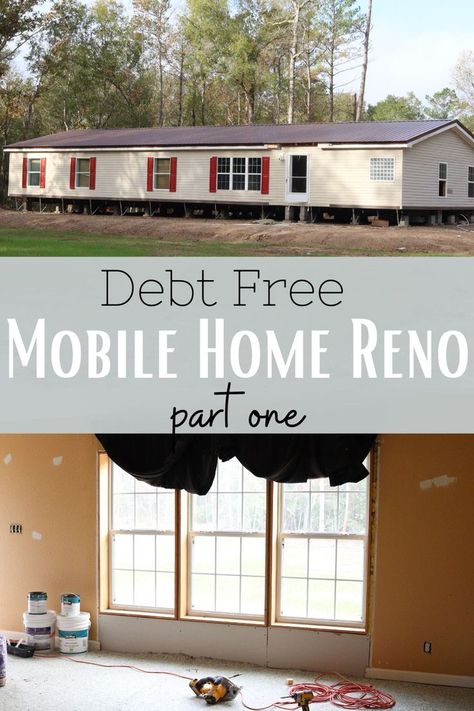 How To Make A Modular Home Look Like A House, Renovating Mobile Home Diy, Double Wide On Basement, Flipping A Mobile Home, Addition On Double Wide, Easy Mobile Home Upgrades, Old Double Wide Trailer Remodel, Adding On To A Double Wide, Refurbish Mobile Home