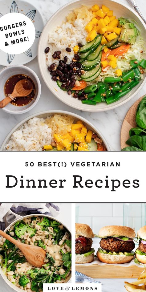 Need some new easy dinner ideas? Find 5 great strategies for getting a healthy dinner on the table in no time, plus plenty of recipes to guide you along the way! | Love and Lemons #mealprep #mealplanning #dinnerrecipes #healthydinner #healthyrecipes #vegetarian Vegetarian Dinner Recipes, Seasoned Veggies, Weeknight Dinner Recipe, Easy Dinner Ideas, Quick Dinner Recipes, Vegan Meals, Vegetarian Recipes Dinner, Batch Cooking, Vegan Recipe