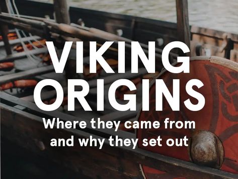 Viking Origins, Ancestry & Why They Set Out on Adventure Viking Ancestry, Viking Facts, Viking Longship, Viking Village, Viking Reenactment, Historical Objects, Viking Culture, Wonder Years, Ren Fair