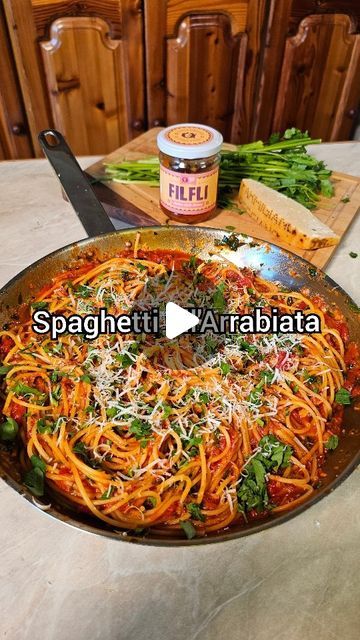 Luke Magro on Instagram: "Spaghetti All' Arrabiata 🇮🇹🌶️ (Save for later 😘) It's angry, spicy and sexy 🔥 This Italian classic dish hits the right spot every time 👌 Let me know what you think👇

Using @filflachillico Chilli Chutney for the perfect amount of spice 🌶️

Ingredients :

400g Spaghetti 
4 tbs EV Olive Oil
6-8 cloves garlic, minced
2 tbs Chilli Paste (Filfla Chilli Co) 
800g Peeled Tomatoes 
1 tsp Salt & Pepper
Handful of fresh Parsley 
Parmesan Cheese for serving

#arrabiata #pastaallarrabiata #spaghettiallarrabiata #italianfood #italianrecipe #italianpasta" Spicy Arrabiata Sauce, Arrabiata Pasta Recipes, Arrabiata Spaghetti, Spaghetti Arrabiata, Arrabiata Sauce, Chilli Chutney, Chilli Paste, Italian Pasta, Save For Later