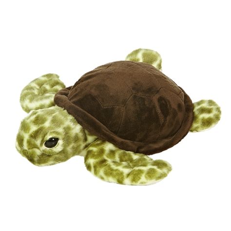 Destination Nation Large Sea Turtle Stuffed Animal by Aurora Stuffed Turtle, Sea Turtle Pictures, Tortoise Care, Turtle Plush, Green Sea Turtle, Soft Stuffed Animals, Teddy Bear Stuffed Animal, Plush Animals, Sea Creatures