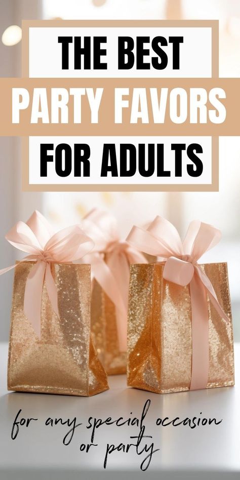 The Best Adult Party Favors for any special occasion Check more at https://beautyfashionideas.com/bridal/the-best-adult-party-favors-for-any-special-occasion/ 40th Birthday Guest Gifts, Favors For Women's Luncheon, 40th Birthday Party Gift Bag Ideas, Party Favor Snack Ideas, Party Favor For Adults Birthday, Ideas For Gift Bags For Women, Unisex Goodie Bag Ideas, Fancy Party Favors For Adults, Party Favors For Birthday