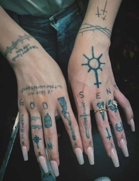 ethel cain • hayden anhedönia Cactus Tattoo, Tato Henna, Mother Dearest, Ethel Cain, Handpoke Tattoo, Gothic Tattoo, American Gothic, Stick And Poke, Hand Tattoo