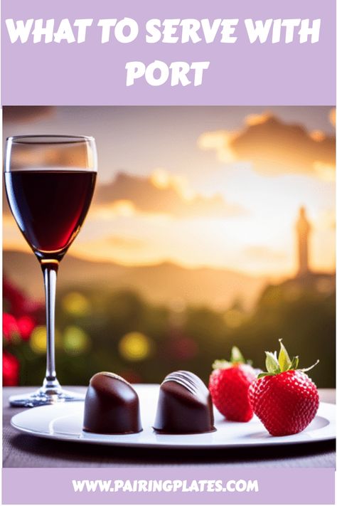 15 Delicious Pairings for Port Wine 🍷🧀🍫 #PortPairings #WineLovers Port Wine Recipes, Mushroom Varieties, Berry Compote, Cheese Pairings, Poached Pears, Marinated Steak, Port Wine, Dessert Options, Best Side Dishes