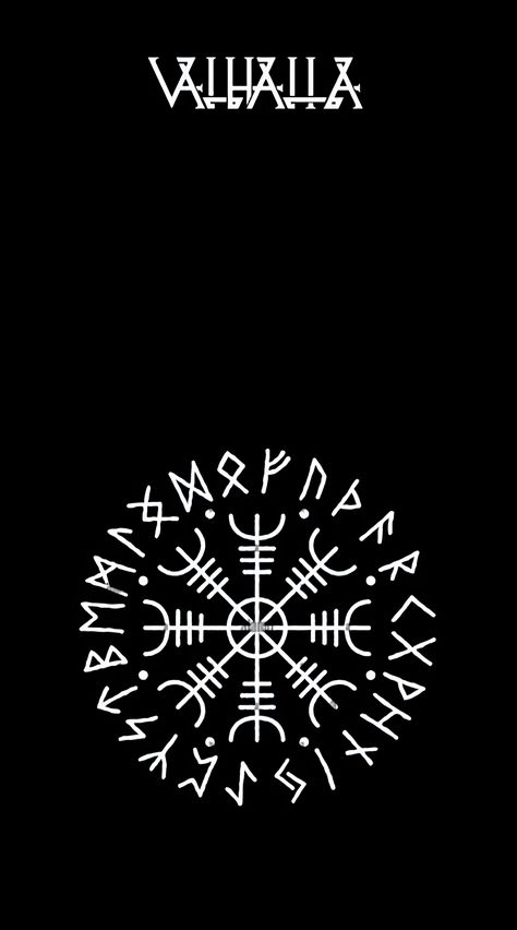 Norse Wallpapers Iphone, Odin Wallpapers, Norse Mythology Wallpaper, Norse Wallpaper Iphone, Norse Wallpapers, Valhalla Tattoo, North Mythology, Trident Tattoo, Viking Wallpaper