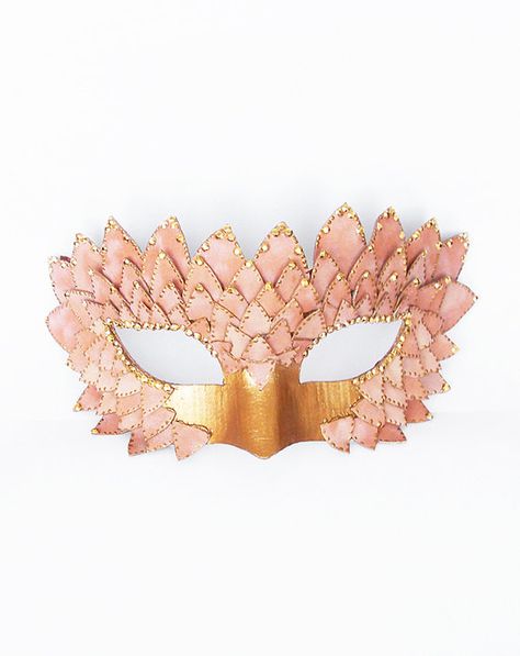 Pink & Gold Embellished Masquerade Mask by SOFFITTA Gold Masquerade Mask, Diy Carnival, Tout Rose, Venetian Mask, Venetian Masks, Mardi Gras Mask, Masquerade Party, Beautiful Mask, Masks Masquerade