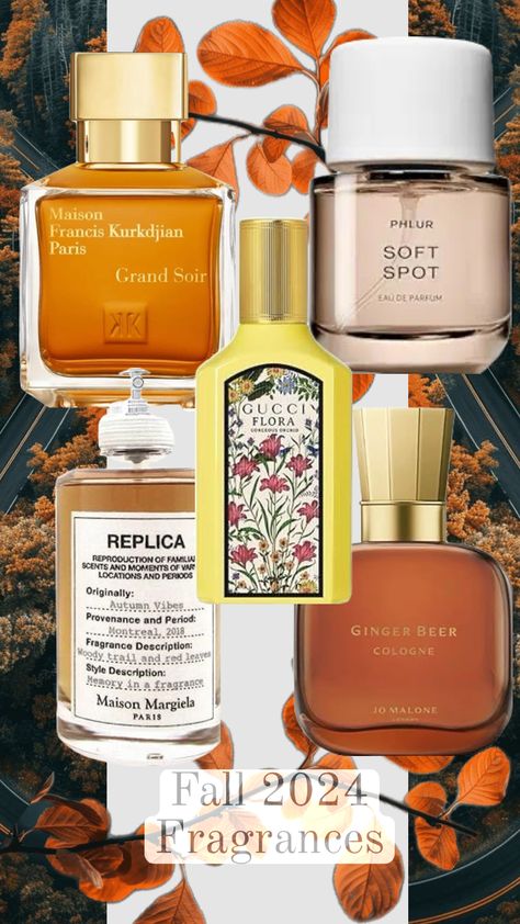 Fall 2024 Fragrances #fall #perfume #fallvibes #autumn #cozy Autumn Perfumes For Women, Fall Fragrances For Women, Fall Perfumes For Women, Autumn Perfume, Fall Perfume, Parfum Gucci, Dream Makeup, Perfumes For Women, Fragrances Perfume Woman