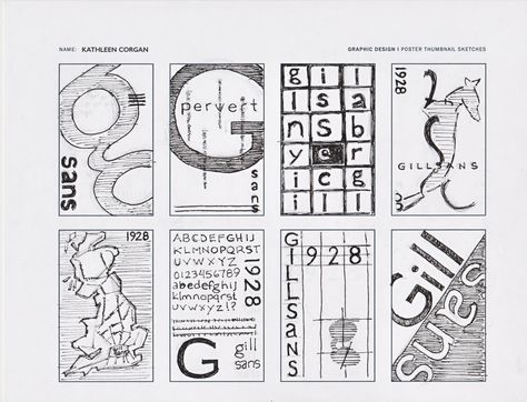 Gill Sans Type Specimen Poster thumbnails p 1 of 3 John Baskerville, Type Specimen Poster, Layout Editoriale, Specimen Poster, Illustrator Ideas, Typeface Poster, Typographic Poster Design, Gill Sans, Teaching Graphic Design