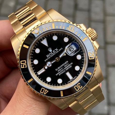 💎⌚️WE BUY & SELL WATCHES⌚️💎 on Instagram: “NEW STOCK 🚨 ROLEX SUBMARINER 40MM BLACK KIT⚫️❌DISCONTINUED —————————————————————— 2018✅ 3 Year Rolex Warranty✅ Box & Papers✅ Immaculate…” Rolex Submariner Gold, Hamilton Watch, Black Kit, Rolex Submariner, Rolex Watches, Rolex, Gold, On Instagram, Black