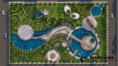 Circle Urban Design, Museum Landscape Design Plan, Landscape Layout Plan, Community Park Design, Circular Landscape, Landscape Architecture Park, Landscape Design Architecture, Landscape Architecture Plan, Landscape And Urbanism Architecture