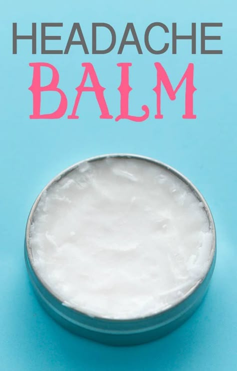 Headache Balm, Diy Scrubs, Natural Headache, Medicine Chest, Magia Das Ervas, Vapor Rub, Essential Oils Health, Homemade Lotion, Diy Products