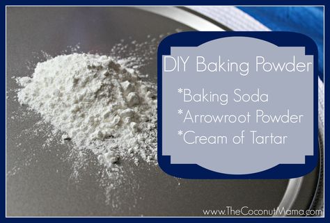 DIY Baking Powder Recipe Make Baking Powder, Homemade Baking Powder, Baking Powder Recipe, Baking Powder Substitute, Baking Soda Benefits, Homemade Baking, Powder Recipe, Baking Soda Uses, Baking Soda Shampoo