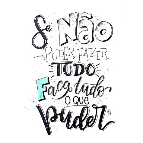 "Se não puder fazer tudo, faça tudo o que puder". . . . . . . . . #lettering #handlettering #letras #ilustra_melo #caligrafia #decoracao… Lettering Frases, Lettering Tutorial, Letter S, Funny Signs, Hand Lettering, No Instagram, Novelty Sign, Disney, Funny