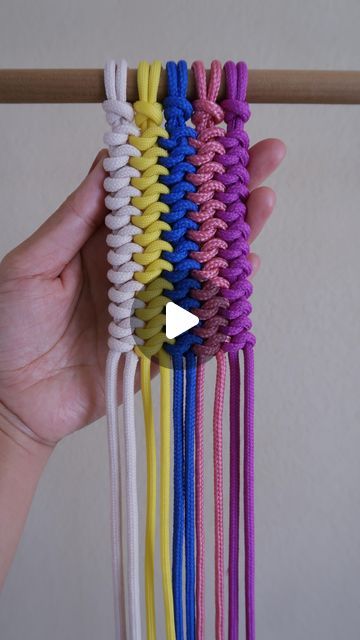 Snake Knot, F U, March 7, Fiber Arts, Craft Diy, Macrame, Knot, Macramé