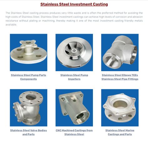 Stainless Steel Investment Casting #StainlessSteelInvestmentCasting The Stainless Steel casting process produces very little waste and is often the preferred method for avoiding the high costs of Stainless Steel. Stainless Steel investment castings can achieve high levels of corrosion and abrasion resistance without plating or machining, thereby making it one of the most investment casting friendly metals available. Copper Casting, Investment Casting, Casting Aluminum, Metal Forming, Stainless Steel Pipe, The High, Investment, Wax, It Cast