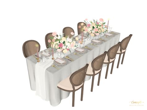 093_Finals Gallery Table Wedding, Png Imvu, Diwali Items, Wedding Sketch, Table Sketch, Greenery Backdrop, Event Concept, Long Table Wedding, Birthday Post Instagram