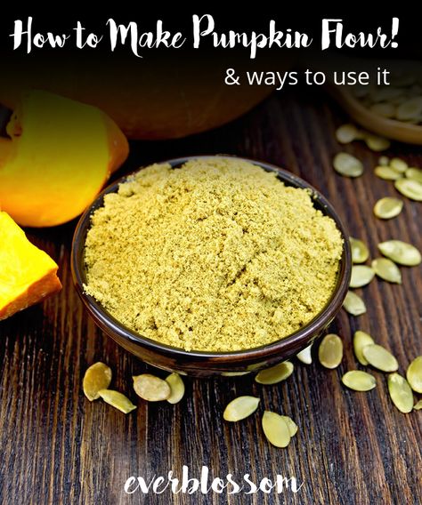 Pumpkin FLOUR?! Yes! Here's how you can make pumpkin flour along with great ways… Squash Flour, Eye Serum Recipe, Healthy Condiments, Caffeine Eye Serum, Pumpkin Flour, Healthy Pumpkin Recipes, Pumpkin Powder, Dr Kitchen, Paleo Flour