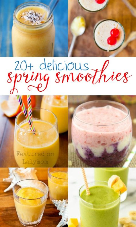 Spring Smoothies, Spring Smoothie, Strawberry Kiwi Smoothie, Lemonade Smoothie, Kitchen Secrets, Smoothies Vegan, Healthy Bowl, Kiwi Smoothie, Ginger Smoothie