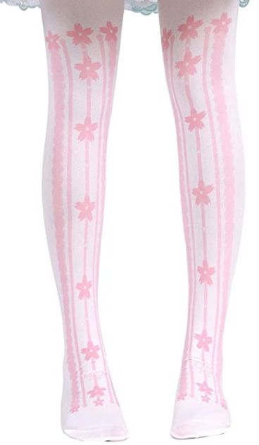 Pink Thigh Highs, Kawaii Cherry Blossom, Kawaii Cherry, Png Outfits, Kitsune Mask, Sakura Flowers, Pink Cherry Blossom, Future Wardrobe, Kawaii Dress