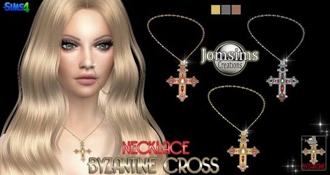 Jom Sims Creations: Byzantine Cross • Sims 4 Downloads Sims 4 Cc Accessories, Cross Accessories, Byzantine Cross, Sims 4 Piercings, Free Sims 4, Sims 4 Dresses, Sims 4 Downloads, Sims 4 Update, Sims 4 Collections