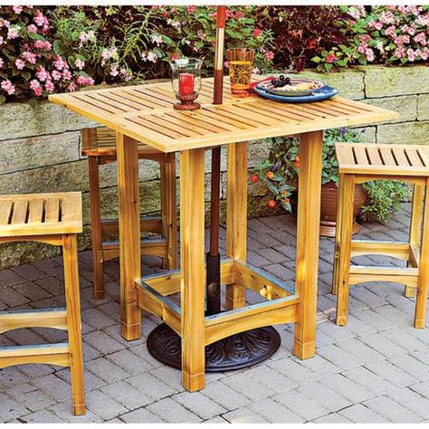 Patio table decor