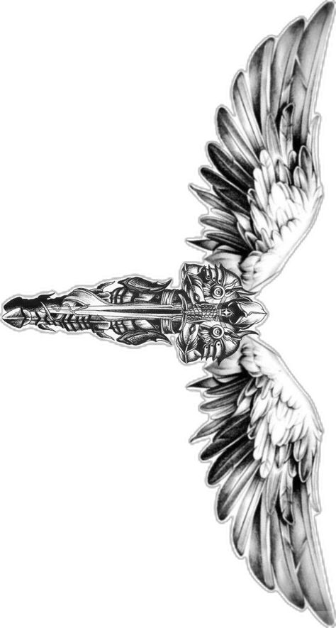 Chest Tattoo Wings, Angel Warrior Tattoo, Guardian Angel Tattoo Designs, Chest Tattoo Drawings, Full Neck Tattoos, Mens Body Tattoos, Small Phoenix Tattoos, Upper Back Tattoos, Sick Tattoo