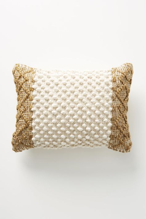 Joanna Gaines For Anthropologie Textured Eva Pillow in Ivory Anthropologie Christmas, Magnolia Journal, Pillow Inspiration, Woven Pillows, Bear Party, Hand Woven Pillows, Joanna Gaines, Weekend Trip, Christmas Gift Guide