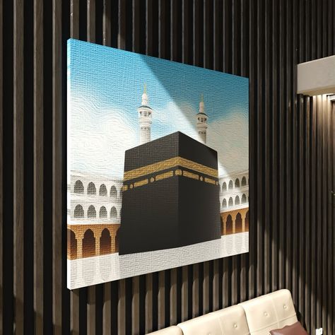 Capturing the sacred beauty of the Holy Place Kabah in Makkah 🕋✨ This acrylic canvas painting brings the serenity and spirituality of Islam’s heart and holiest site into your home, perfect for adding a touch of divine inspiration to your home décor. Should I create more videos of Kabah? #islamicart #kabah #kaba #makkah #mecca #homedecor #acrylicpainting #canvaspainting #islamicpainting #islamicpost #islamicartwork #qibla Acrylic Canvas Painting, Islamic Artwork, Islamic Paintings, Acrylic Canvas, Makkah, Mecca, Islamic Art, Acrylic Painting, Canvas Painting