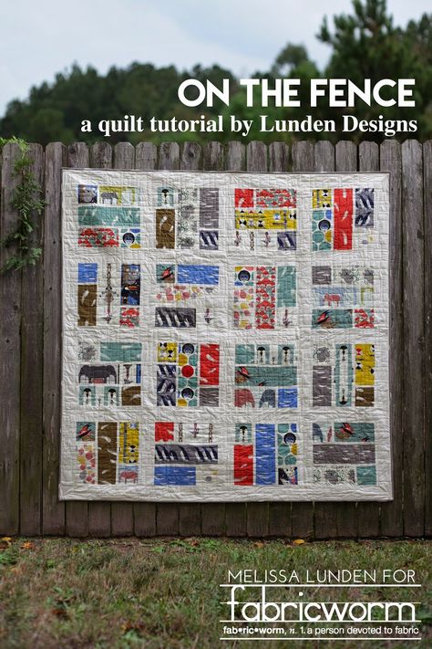 We are thrilled to welcome a dear friend of ours, Melissa Lunden of Lunden Designs , to the Fabricworm blog today.  Melissa is showing us h... Charley Harper Quilt, Charley Harper Illustration, I Spy Quilt, Charley Harper, Spring Quilts, Bird Quilt, Quilt Guild, Boy Quilts, Scrappy Quilts