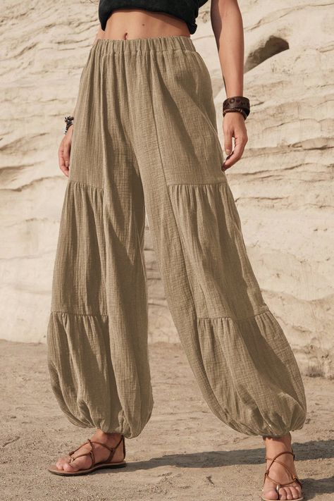 Styling Harem Pants, Arabic Pants, Dnd Outfits, Haram Pants, Arab Style, Genie Pants, Bohemian Pants, Earthy Outfits, Practice Outfits