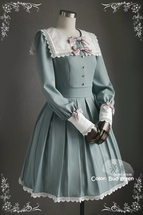 Gaun Abad Pertengahan, Dream Song, Op Dress, Old Fashion Dresses, Fantasy Dress, Kawaii Clothes, Lolita Dress, Gothic Lolita, Lolita Fashion