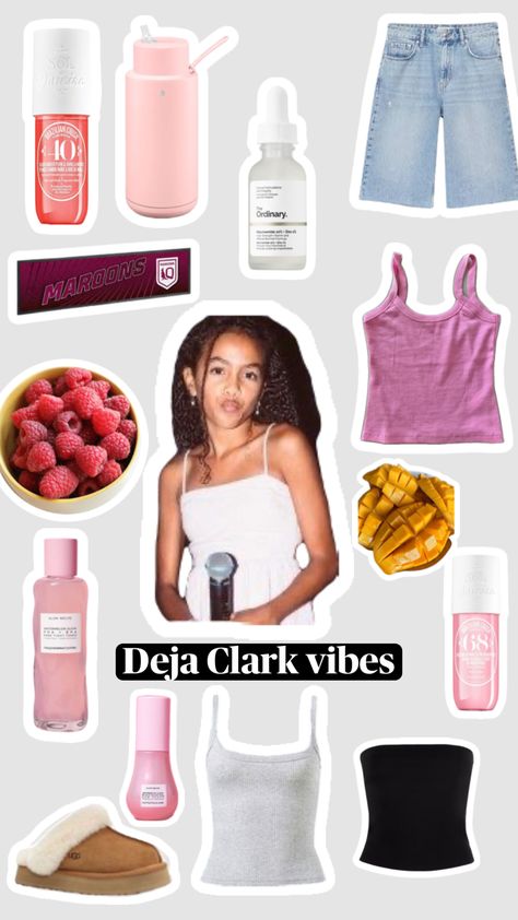 Deja Clark 👑 #fyp #beauty #outfitinspo #summer #dejaclark Clark Outfit, Trendy Outfits For Teens, Cute Preppy Outfits, Tween Outfits, Cute Simple Outfits, Cute Fits, Preppy Outfits, Lookbook Outfits, Gilmore Girls