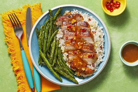 Apricot Pork, Balsamic Pork Tenderloins, Hello Fresh Meals, Hellofresh Recipes, Feel Good Foodie, Meal Service, Pork Entrees, Balsamic Pork, Hello Fresh Recipes