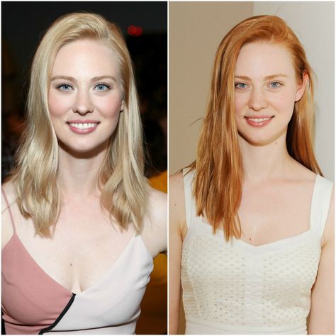 Celebrities Hair, Natural Redheads, Dark Strawberry Blonde, Deborah Ann Woll, Blonde Natural, Strawberry Blonde Hair Color, Natural Red Hair, Dying My Hair, Red To Blonde